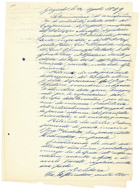 From the resolution of 23 July 1859 it was decided that the engineer Gaetano Mandini would draw up the estimate of the works in need of repairs in the Temple of Concord in the corner of the first column of the eastern front and at noon: after careful analysis, everything is regular.